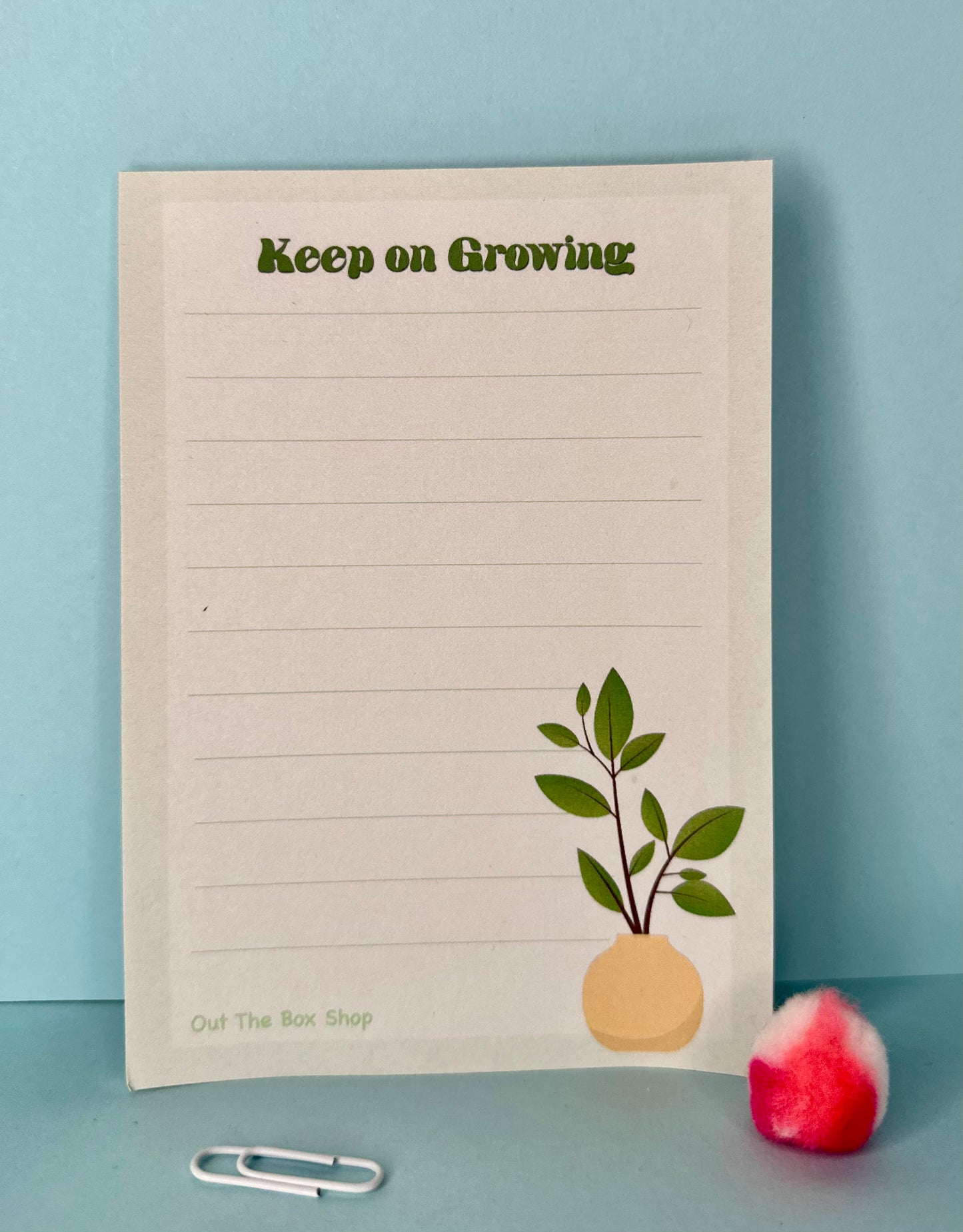 Keep on growing - A6 Notepad