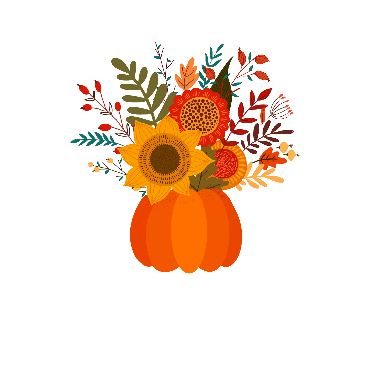 Autumn Flowers Sticker