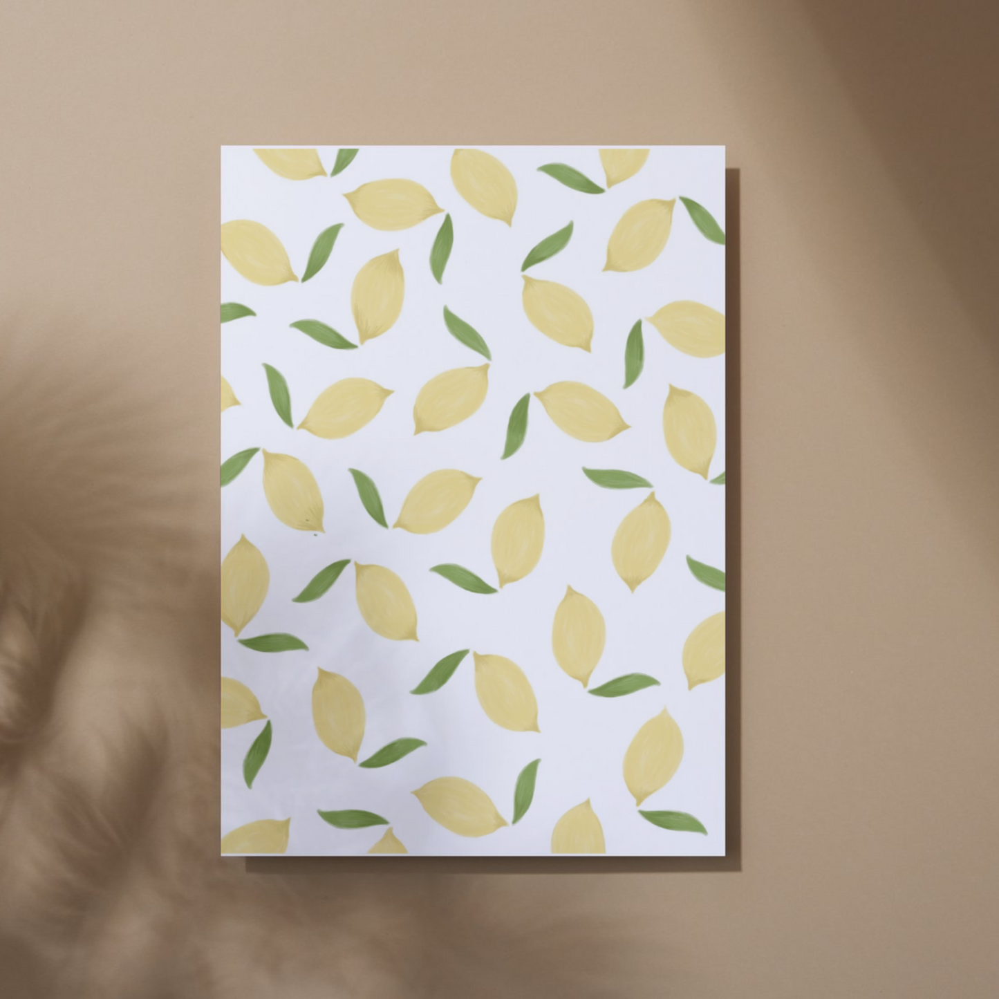 Lemon Design Greeting Card