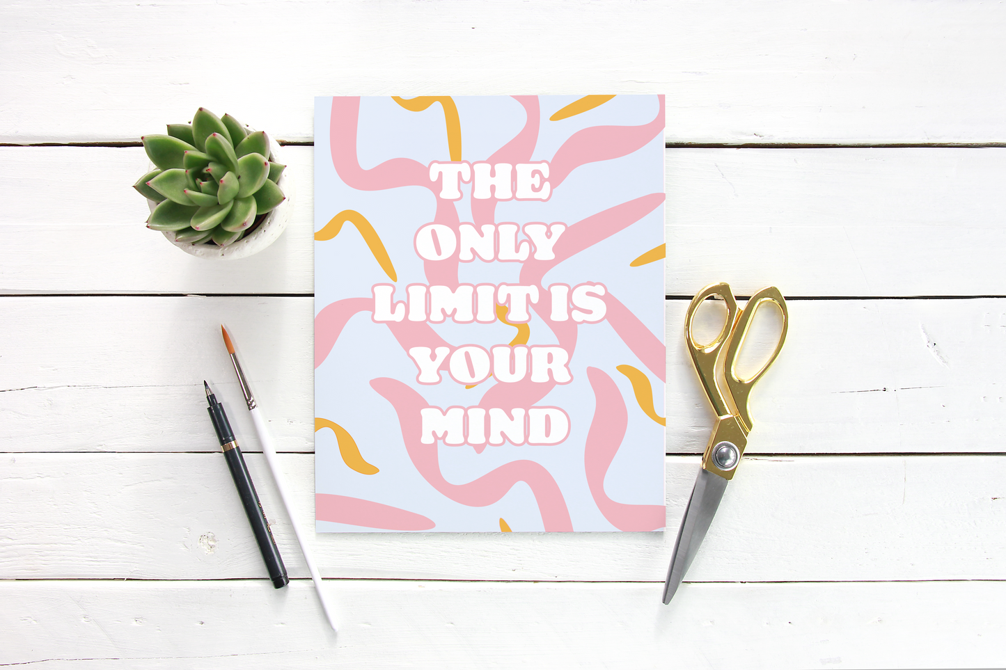 The Only Limit Is Your Mind A5 Print